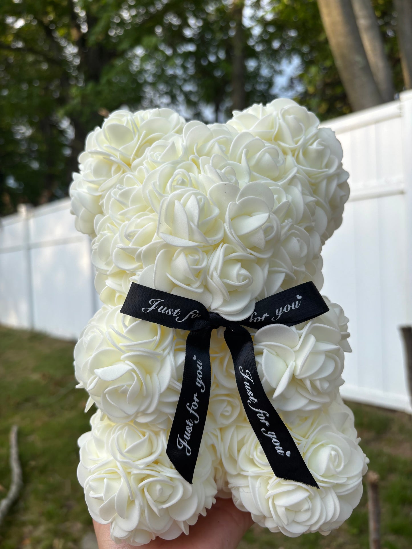 Flower Bear White
